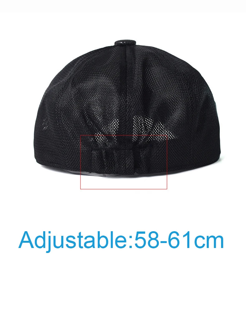 Summer Mesh Newsboy Caps Breathable Casual Outdoor Retro Beret