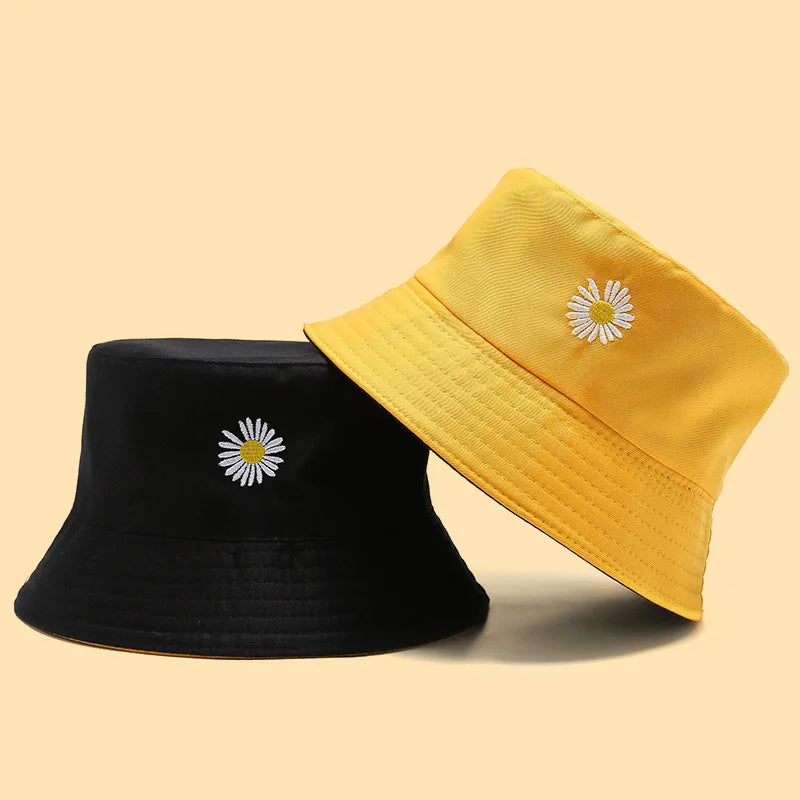 Double-Sided Yellow Duck Bucket Hats