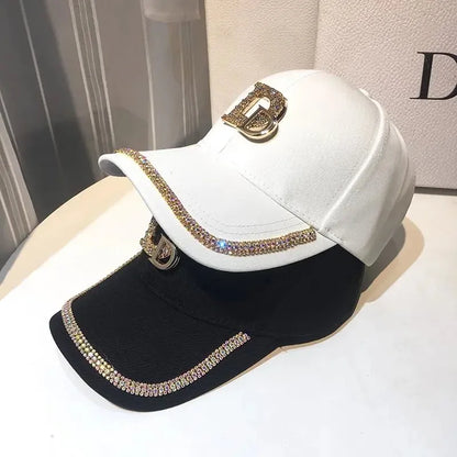 Rhinestone Hat Cotton K Kop Cap Hip Hop Cap Hats