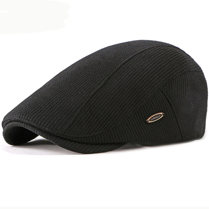Autumn Winter Hat Caps For Men Women Adjustable Ivy Flat Cap