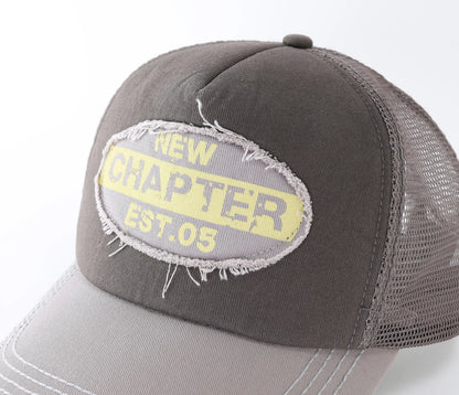 Men's Women Vintage Fashion Adjustable Mesh Trucker Hat