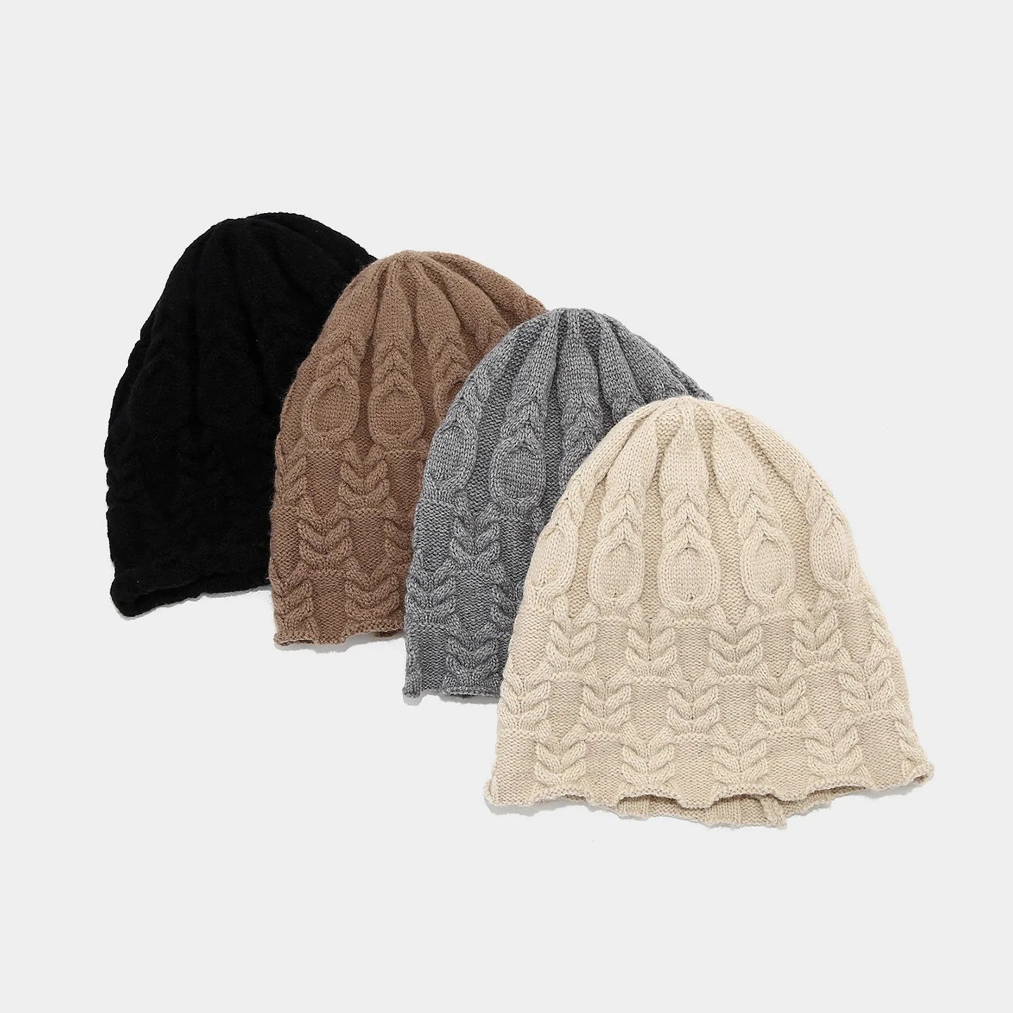 Japanese Retro Twist Stack Hat Children Autumn Winter