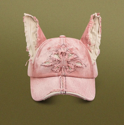 American Retro Distressed Ripped Mesh Baseball Cap