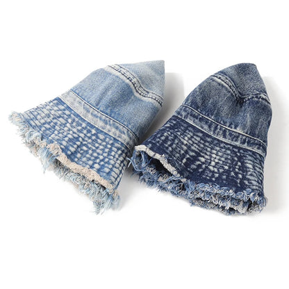 Spring Pure Washed Frayed Fisherman Hat