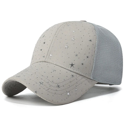 Full-Star Pattern Unisex Outdoor Fashion Sun Hat Baseball Cap