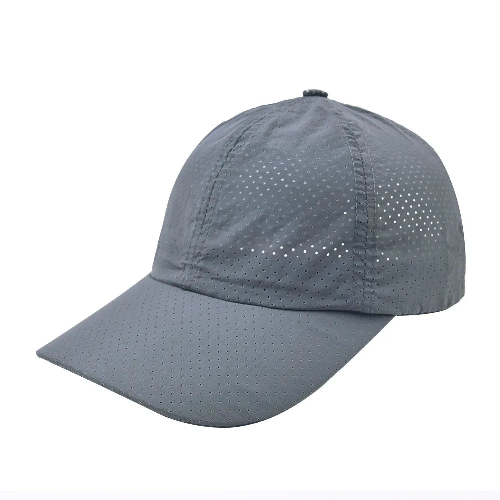 Casual Curved Breathable Mesh Lady Custom Running Quick Dry Hat