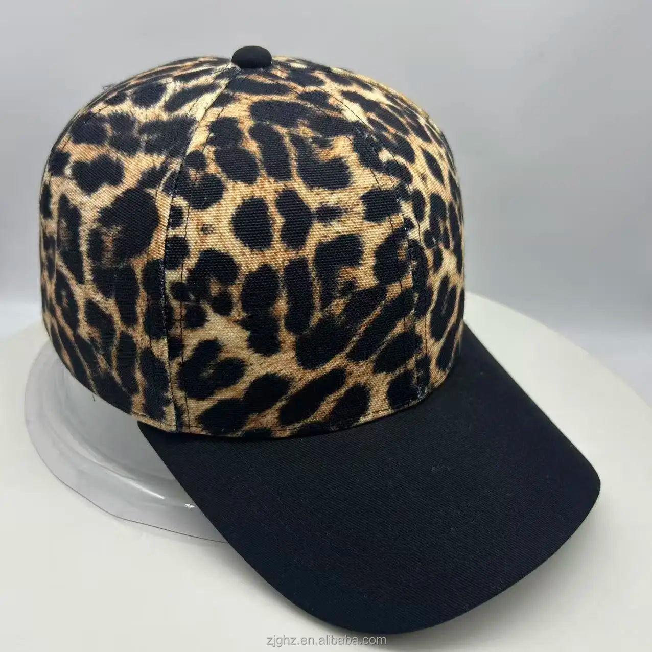 High Quality Poly-Cotton Canvas Puff Printed Fashionable 6-Panel Baseball Cap