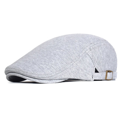 Cotton Adjustable Newsboy Caps Men Woman Casual Beret