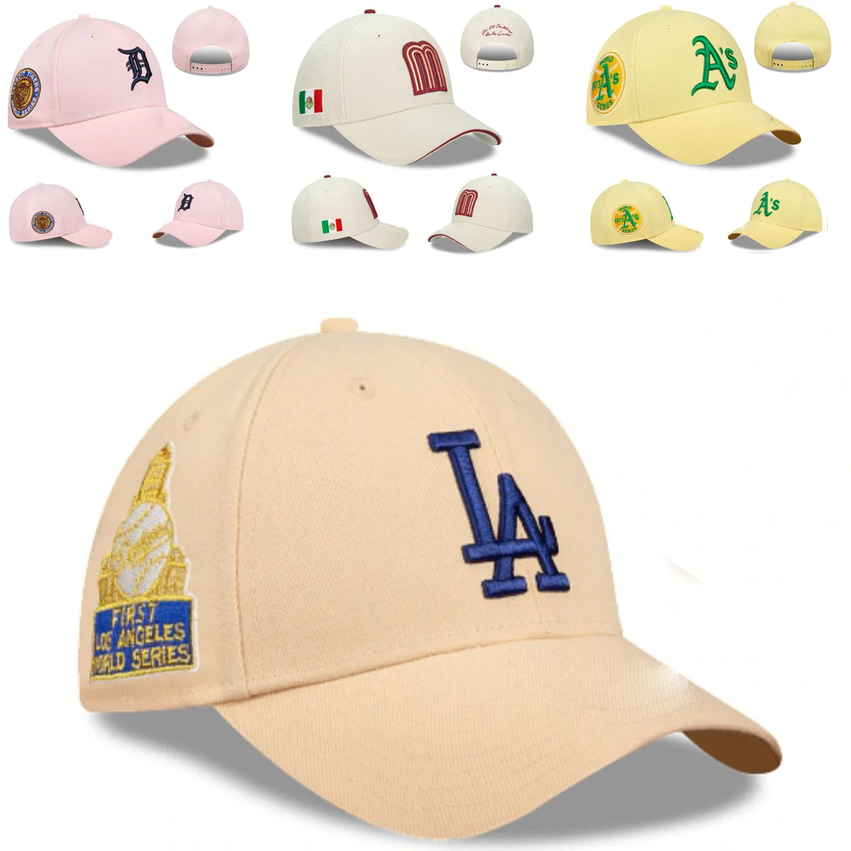 Unisex 100% Cotton Sports Baseball Caps New 6 Panel Outdoor Dad Hat