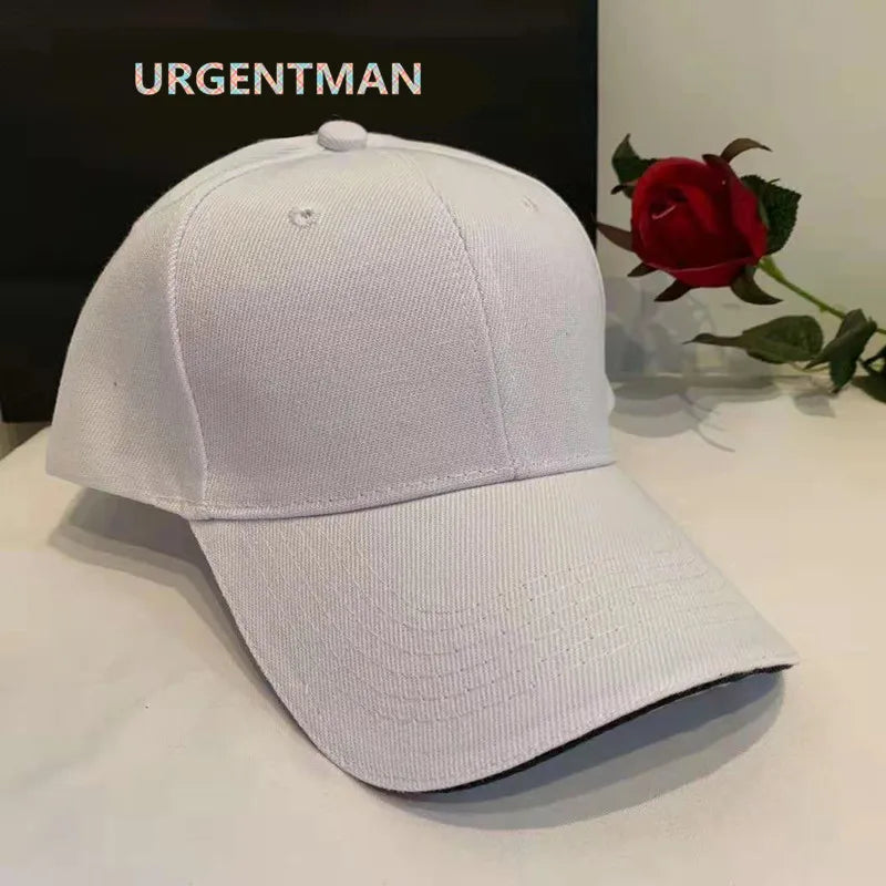 Unisex Cap Casual Acrylic Plain Baseball Cap For Women Men