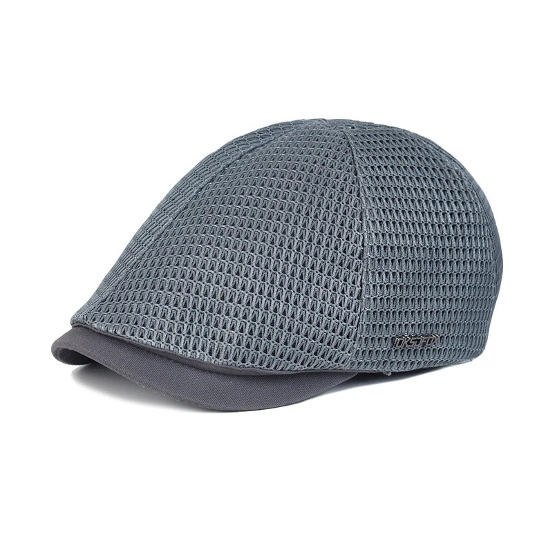New Mesh Newsboy Caps Summer Men Women Hats