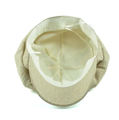 Newsboy Thin Cap Cotton Linen Beret Hats
