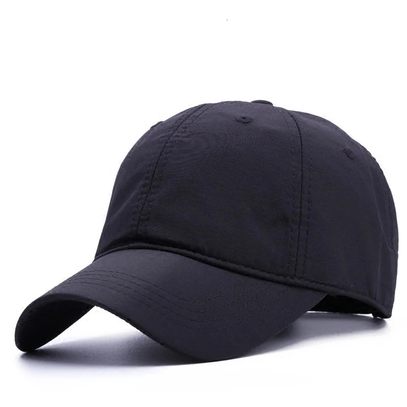 Cotton Wash Soft Top Plus Size Baseball Cap for Big Head Man Woman
