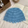 Hollow Bag Head Hat Female Ethnic Style Travel Photo Art Cap