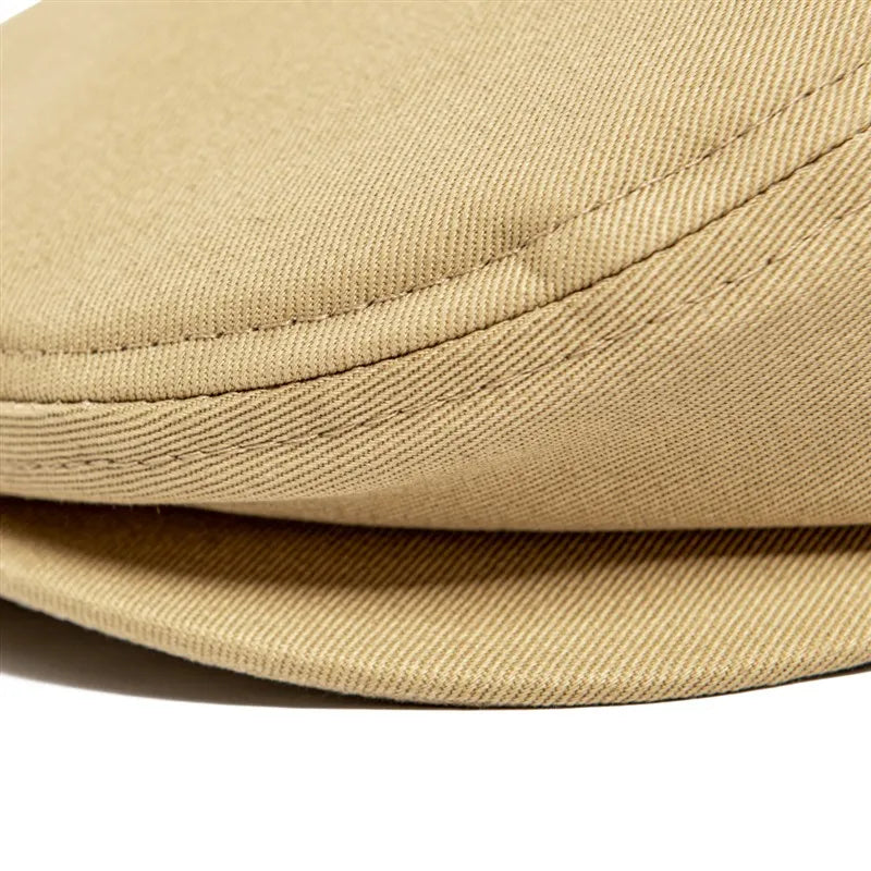 Summer Airhole Flat Cap Men Cotton Driver Hat Newsboy Caps