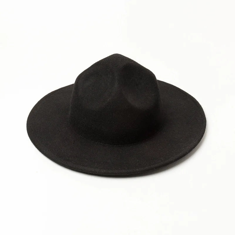 European Autumn And Winter New Woolen Woolen Top Hat