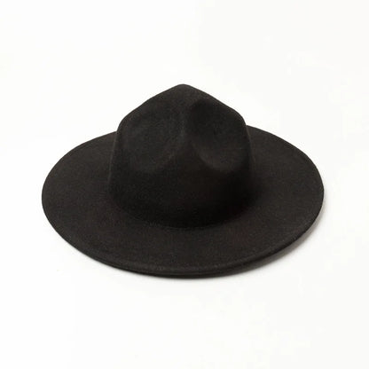 European Autumn And Winter New Woolen Woolen Top Hat