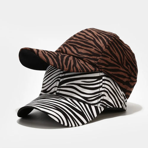 2021 Four Seasons Leopard Zebra Print Cotton Baseball Cap