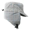 Retro Plaided Winter Trapper Hat Warm Aviator Cap
