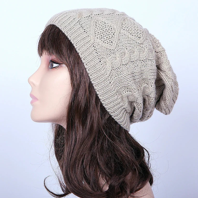 Hot Style Knit Hat With Small Twist Fashion Heaps Heaps Of Turtle-Head Hats