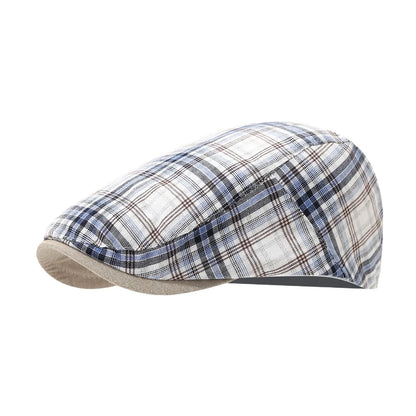 Autumn New Style Plaid - Women's British Artist Hat