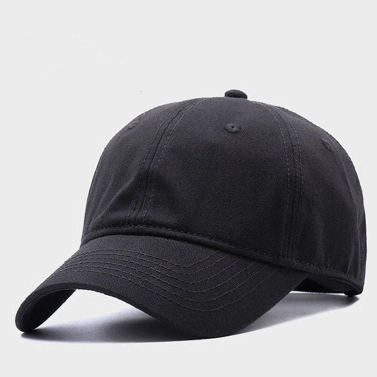 Cotton Wash Soft Top Plus Size Baseball Cap for Big Head Man Woman