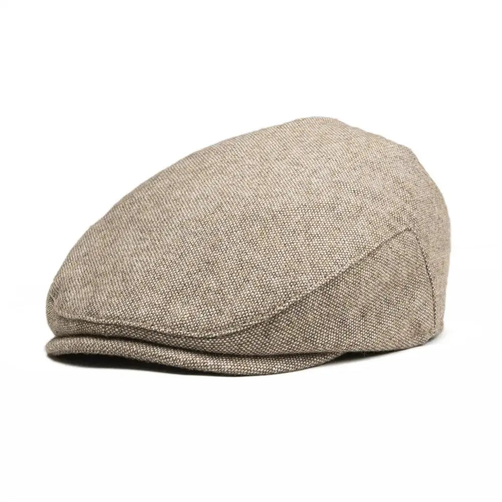 Kids Flat Caps Herringbone Woolen Tweed Small Size Boy Girl Newsboy Caps
