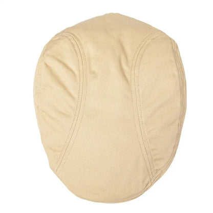 Twill New Flat Cap Men 100% Cotton Ivy Caps Golf Baker Boy Hat