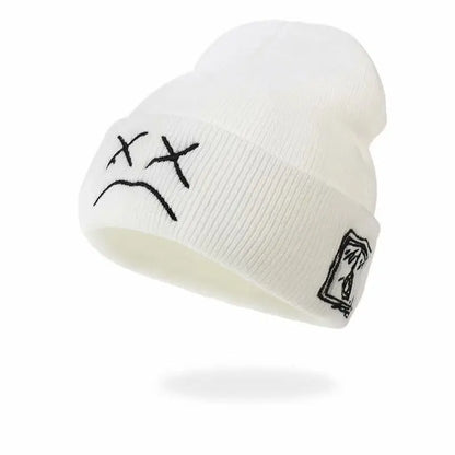 Logo Designed Plain Winter Hat Men Women