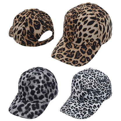 Leopard Zebra Pattern Adjustable Sun Protection Dad Hat