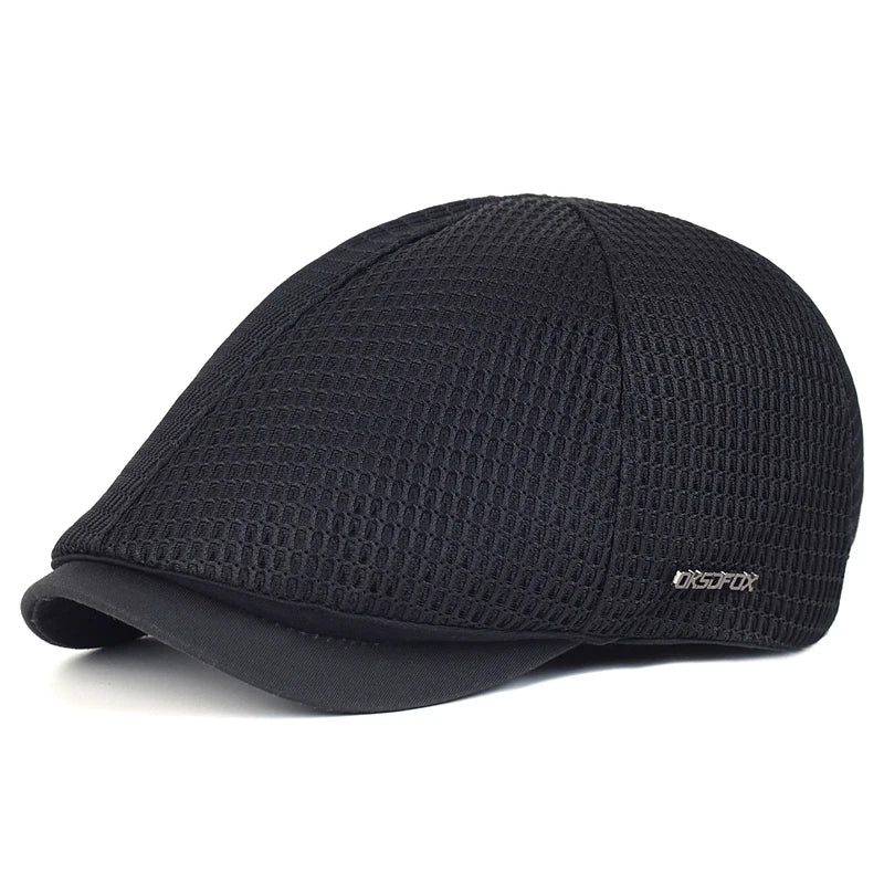New Mesh Newsboy Caps Summer Men Women Hats
