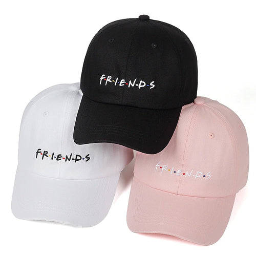 Women Men Fashion Spring Summer Dad Hat Friends Embroidery Baseball Cap Cotton
