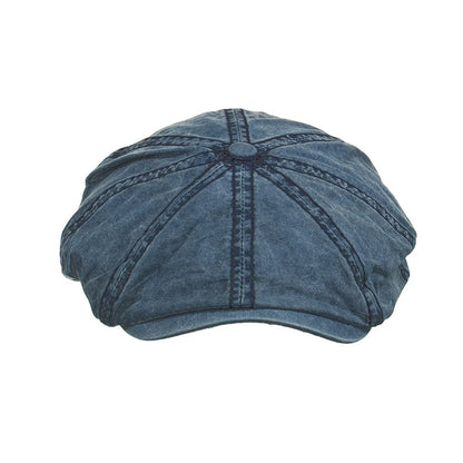 Painter Denim Material Star Anise Berets Unisex