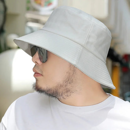 Big Head Man Large Size Sun Hat Women Summer Fisherman Hat