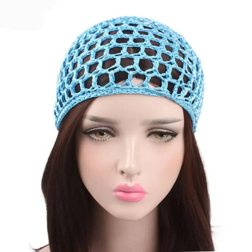 Women's Hair Decoration Manual Crochet Net Cover Hair Net Cap