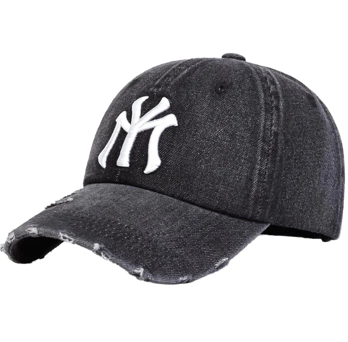 New York Denim 6-Panel Sporty Fashionable Baseball Cap