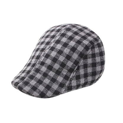 Factory Classical Square Material Male Winter Beret Hat