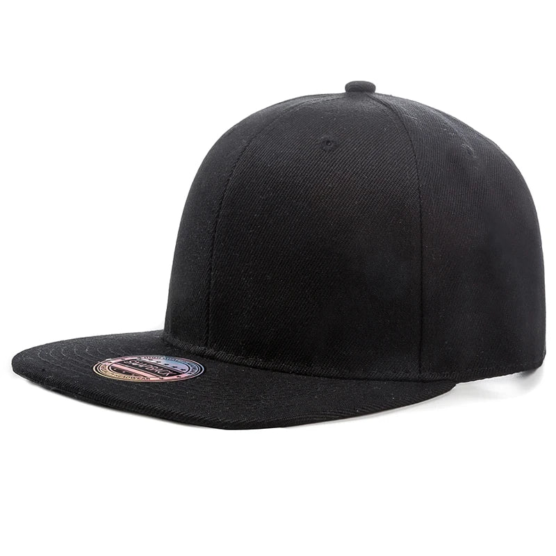 Cap Plain Snapback Hat Men Women