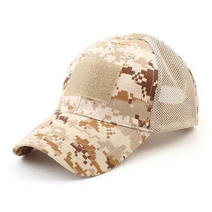 Outdoor Multicam Camouflage Cap Mesh Tactical Airsoft Fishing Hunting Hiking Baseball  Hat