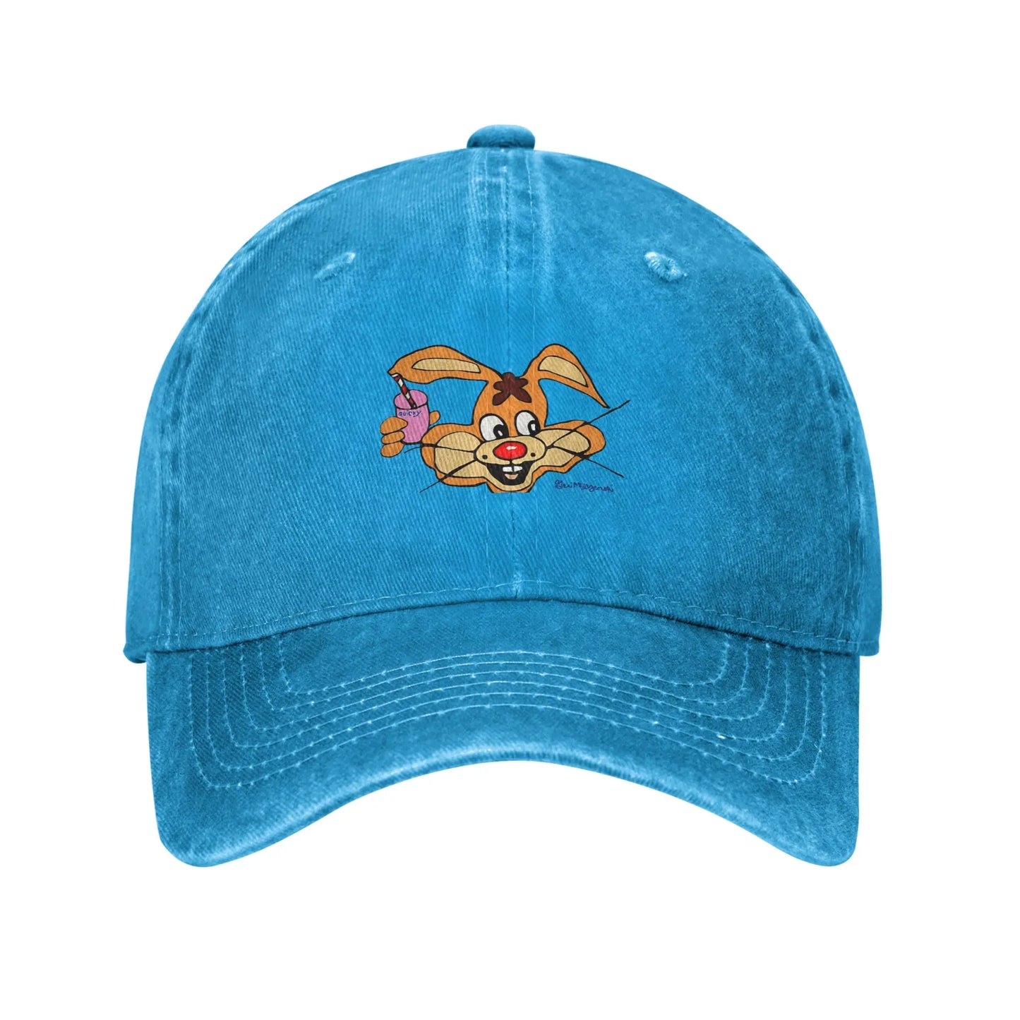 Quicky Nesquik Strawberry Flavor Casual Baseball Cap Running Hippie Hip Hop Hats