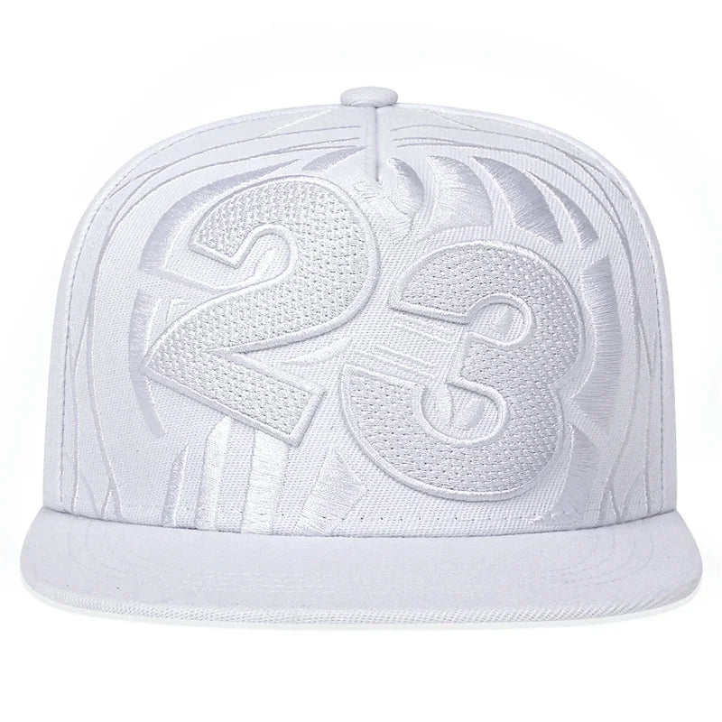 Unisex 23 Basketball Embroidery Hip-hop Hats Spring Autumn