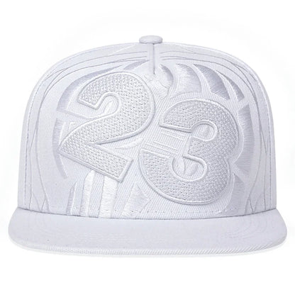 Unisex 23 Basketball Embroidery Hip-hop Hats Spring Autumn