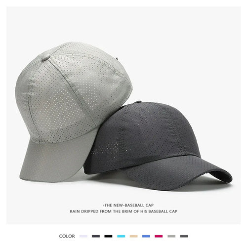 Hat Men Spring Summer Solid Color Mesh Cap Baseball Cap Women Autumn