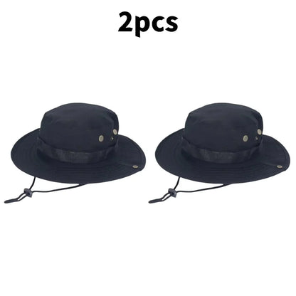 Men & Women Sun Hat Camouflage Cap Outdoor Sports Sun Bucket Cap 60cm