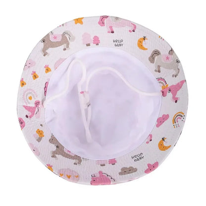 New Children Bucket Hats Panama Summer Baby Sun Hat