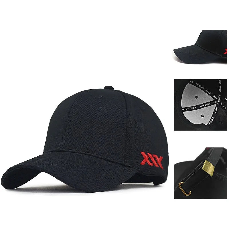 Big Head Man Plus Size Baseball Cap Summer Cotton Mesh