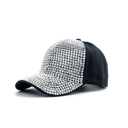 Fashion Adjustable Rhinestones Baseball Caps