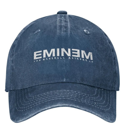 Vintage Rapper Rap God Eminem Baseball Caps Men Women Distressed Washed Headwear