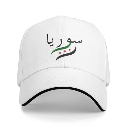 Syria Eagle Syrian Flag Logo Baseball Caps Hip Hop  Sandwich Caps Men Women