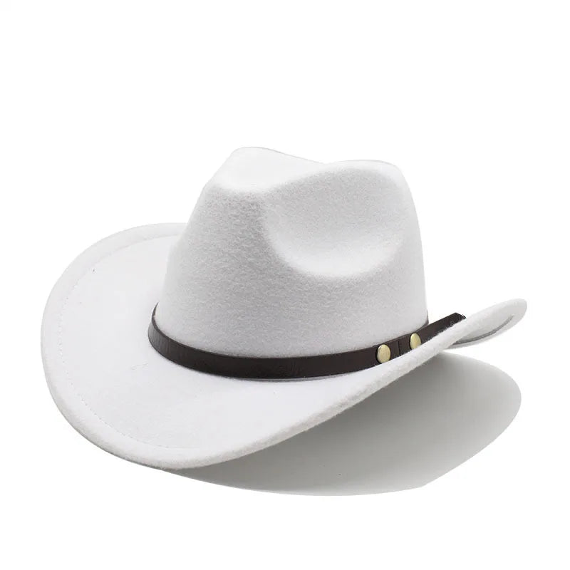 New Unisex Vintage Western Cowboy Cowgirl Felt Hat